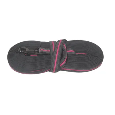 animallparadise - Laisse d'entraînement en nylon. 10 mètres x 25 mm.  rose.