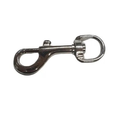 Mousqueton métal L. 90 mm  pour chien