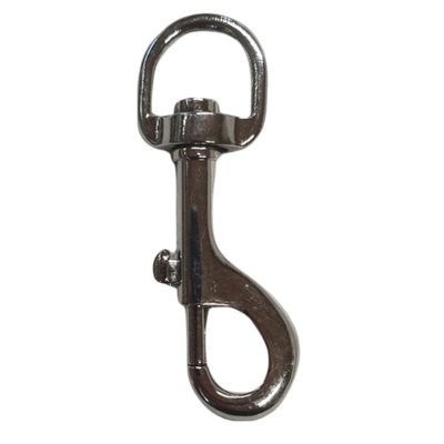Mousqueton métal L. 90 mm  pour chien