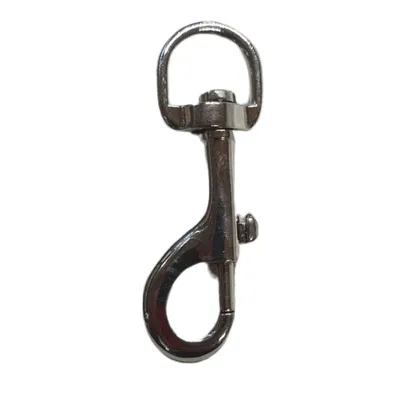 Mousqueton métal L. 90 mm  pour chien