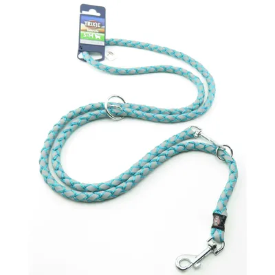 Trixie - Laisse Cavo Reflect ø12mm x  2 mètres  S-M. réglable océan pour ch Trixie - Laisse Cavo Reflect ø12mm x  2 mètres  S-M. réglable océan pour ch