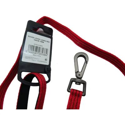 Laisse jannu  1 mètre x 15 mm  pour chien.