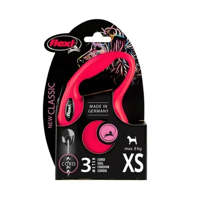 Laisse Flexi Classic Cordon XS 3 m  chiens max 8 Kg