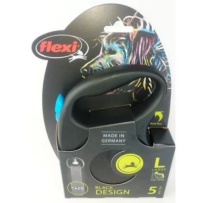 FLEXI - Laisse Flexi L sangle 5 mètres pour chien max 50 kg