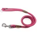 Laisse IMAO Hyde park. ø 11 mm x 1,2 mètre. Fuchsia . pour chien.