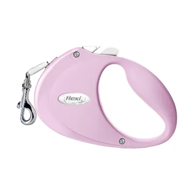 Laisse Flexi PUPPY XS 2 mètres rose sangle pour chien max 12 kg