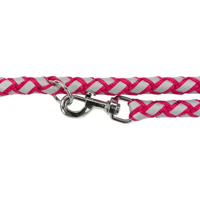 Trixie - Laisse Cavo Reflect ø18mm x 2 M. réglable Fushia pour chien