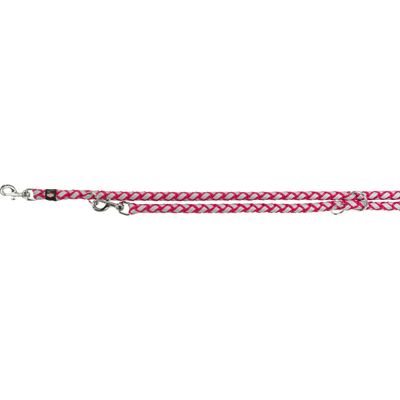 Laisse Cavo Reflect ø18mm x 2 M. réglable Fushia pour chien