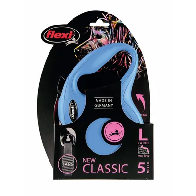 FLEXI - Laisse sangle 5 mètres L Max 50 KG   laisse pour chien