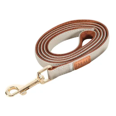 Laisse IMAO MAYFAIR. 20 mm. x 1.2 mètre taupe. pour chien.