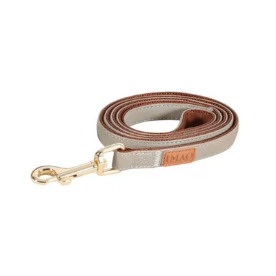 Laisse IMAO MAYFAIR. 20 mm. x 1.2 mètre taupe. pour chien.