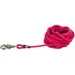 Laisse à pister, ø 6 mm x 5 M rose ronde sans dragonne, pour chien