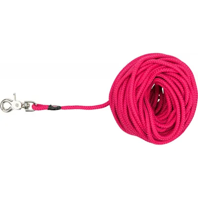 Trixie - Laisse à pister, ø 6 mm x 20 M rose ronde sans dragonne, pour chie Trixie - Laisse à pister, ø 6 mm x 20 M rose ronde sans dragonne, pour chie