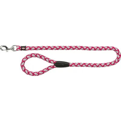 Trixie - Laisse Cavo Reflect ø 18 mm x 1 M L-XL.  Fushia. pour chien