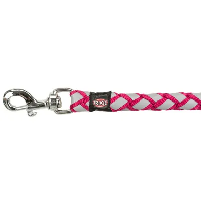 Trixie - Laisse Cavo Reflect ø 18 mm x 1 M L-XL.  Fushia. pour chien