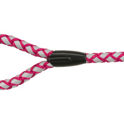 Trixie - Laisse Cavo Reflect ø 18 mm x 1 M L-XL.  Fushia. pour chien