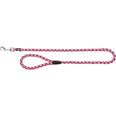 Trixie - Laisse Cavo Reflect ø 12 mm x 1 mètre S-M Fushia pour chien