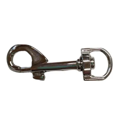 Mousqueton métal S. 65 mm . pour chien Mousqueton métal S. 65 mm . pour chien
