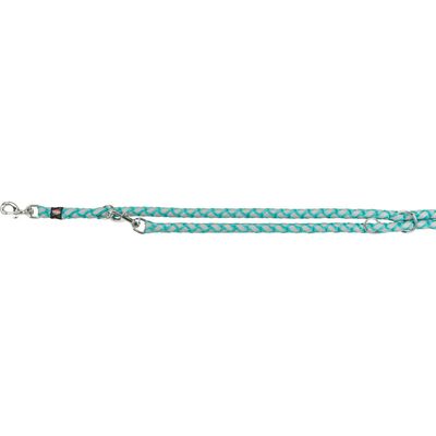 Trixie - Laisse Cavo Reflect  ø18mm x 2 mètres L-XL. réglable. Océan. pour