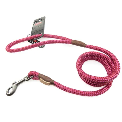 Laisse IMAO Hyde park. ø 9 mm x 1,2 mètre. Fuchsia . pour chien. Laisse IMAO Hyde park. ø 9 mm x 1,2 mètre. Fuchsia . pour chien.