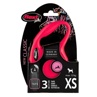 FLEXI - Laisse Flexi Classic sangle XS 3 m  chiens jusqu'à 12 Kg