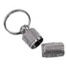 1 tube porte adresse pour collier pour chien et chat - couleur argent