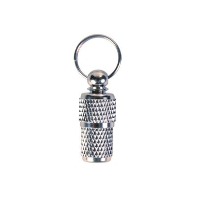 Tube adresse métal, pour chat ou chien.