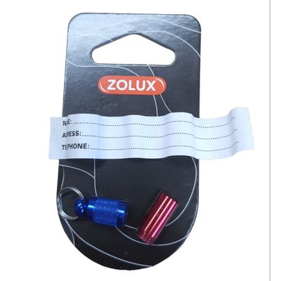 1 Tube porte adresse  et  pour collier chien ou chat