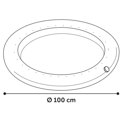 animallparadise - Tapis d'arrosage Fresk Lenny ø 1 mètre pour chien