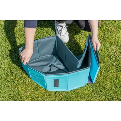 animallparadise - Piscine pour chien, Dimensions ø 160 × 30 cm gris /pétrol