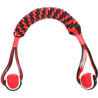 Bâton tissé Movas avec balle de tennis 55 cm jeux pour chien