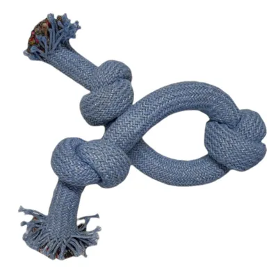 Corde COSMIC 3 nœuds, taille ø 3 cm x 50 cm, jeux pour chien.