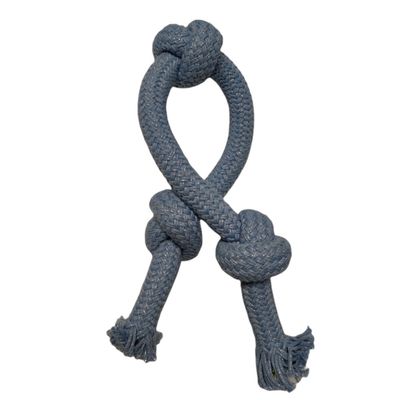 Corde COSMIC 3 nœuds, taille ø 2 cm x 45 cm, jouet pour chien
