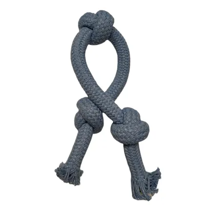 Corde COSMIC 3 nœuds, taille ø 2 cm x 45 cm, jouet pour chien