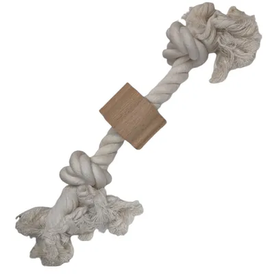 Corde Wild 2 nœuds, taille ø 2 cm x 34 cm, jeux pour chien.