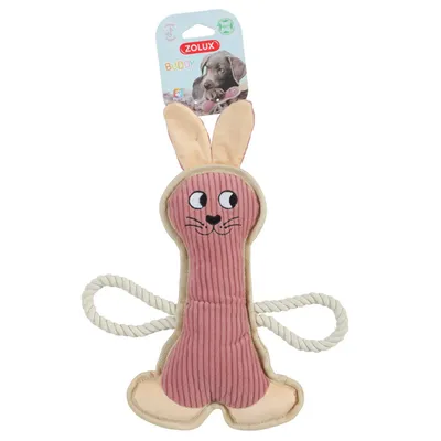 Jouet Lapin rose BUDDY pour chien