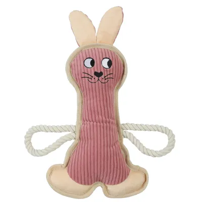Jouet Lapin rose BUDDY pour chien