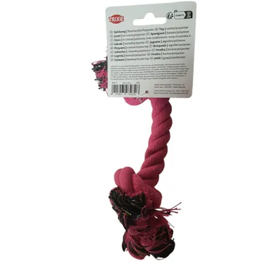 Corde de jeu Rose pour chien 26 cm, jeux pour chien