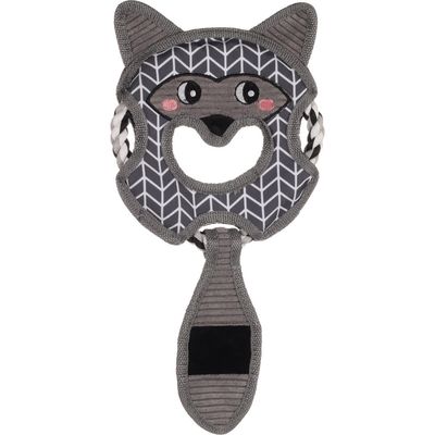 Flamingo - Jouet Jokko avec corde gris 18 x 39 x 2 cm pour chien