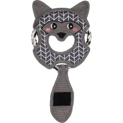 Jouet Jokko avec corde gris 18 x 39 x 2 cm pour chien