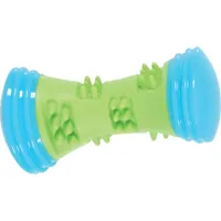 zolux - Jouet haltère Sunset 15 cm vert pour chien