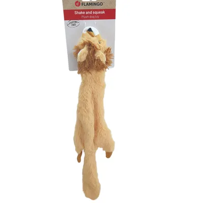 Flamingo - Jouet Lion kiki orange 56 cm pour chien