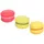 3 pièces – vert, rose, jaune