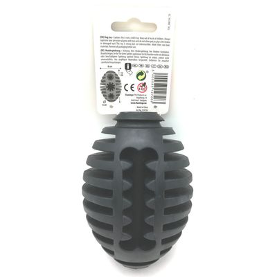 jeux pour chien Gladiator Rugby L Noir 12 cm ø 8.5 cm extra strong