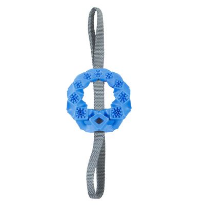 Jouet Cercle TPR cache friandises  ø 12x 36 cm pour chien