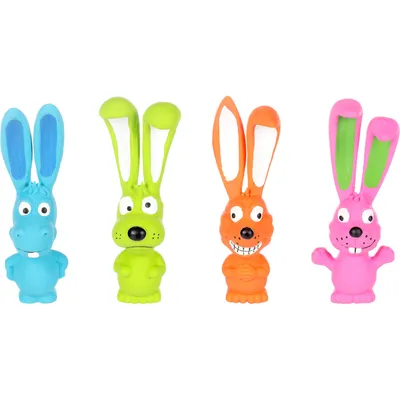 Jouet chien Teeta Âne, Chien, Renard, Lapin 17 cm H vendu a l'unité.