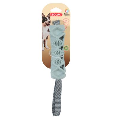 Jouet os TPR cache friandises 38.5 cm , KAKI pour chien