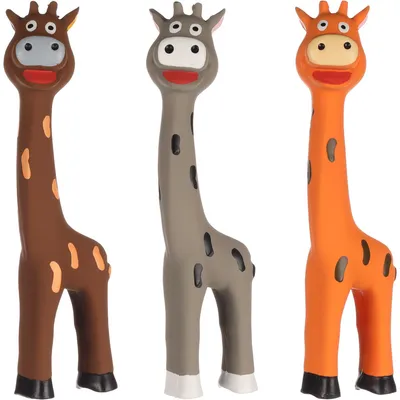 un Jouet une Girafe en latex couleur aléatoire  24 cm pour chien
