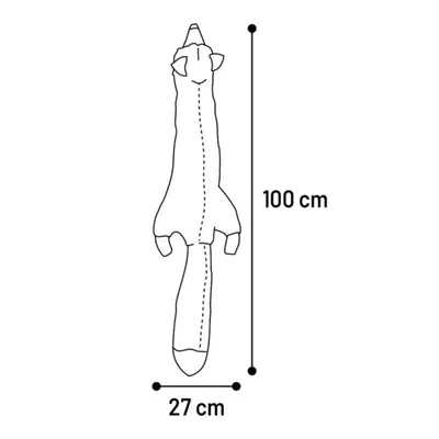 Flamingo - Jouet Renard Ramona  100 cm pour chien