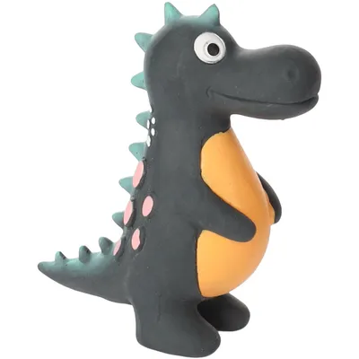 jeux Dinosaure  Puga en latex Hauteur 12 cm pour chien